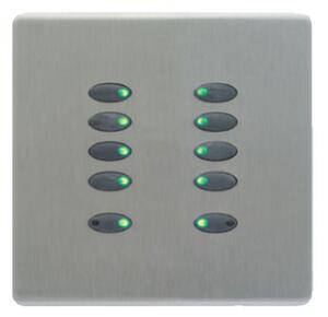 Kontrollenhet RS232/DMX/DSI/DALI/1-10V 10 knappar