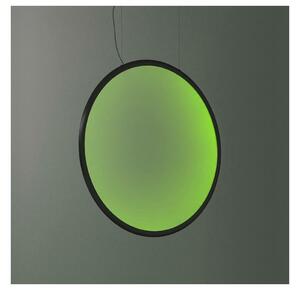 Artemide 1993330APP - LED RGBW Ljusreglerad ljuskrona på textilsladd DISCOVERY LED/59W/230V svart