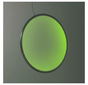 Artemide 1994310APP-LED RGBW Ljusreglerad ljuskrona på textilsladd DISCOVERY LED/79W/230V antracit