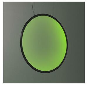 Artemide 1994330APP - LED RGBW Ljusreglerad ljuskrona på textilsladd DISCOVERY LED/79W/230V svart