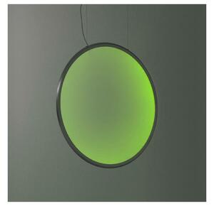 Artemide 1993310APP-LED RGBW Ljusreglerad ljuskrona på textilsladd DISCOVERY LED/59W/230V antracit
