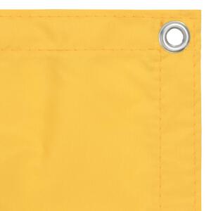 Balkongskärm gul 120x300 cm oxfordtyg