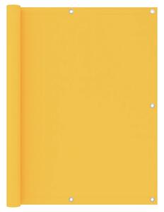 Balkongskärm gul 120x300 cm oxfordtyg