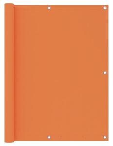 Balkongskärm orange 120x300 cm oxfordtyg
