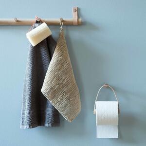 Toilet Paper Holder Toalettpappershållare - Natur Ek/Läder
