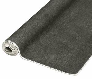 Tvättbar matta vikbar taupe 120x170 cm polyester