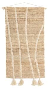 Waves Wall decoration Väggdekoration - Beige / Vit 50x100
