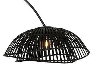 Lampskärm svart bambu - Pua