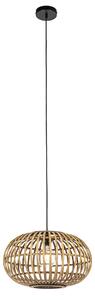 Orientalisk hänglampa bambu 44 cm - Amira