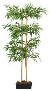 Konstväxt bambu 1216 blad 180 cm grön