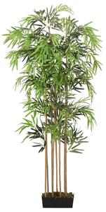 Konstväxt bambu 1095 blad 150 cm grön