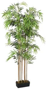 Konstväxt bambu 730 blad 120 cm grön
