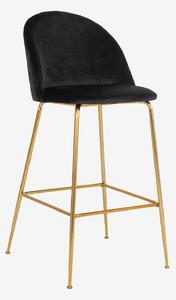 House Nordic - Barstol Lausanne 2-pack - Svart - Barstolar & pallar - Från Homeroom