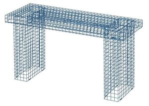 Kalager Design - Wire Bench - Bänk - Pastel Blue - L90 x D31,5 x H50 cm