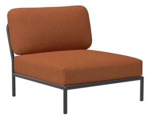 HOUE - LEVEL / Lounge Chair - Trädgårdsstol - Rust/Dark Grey - L81 x W95 x H82 x SH38 cm