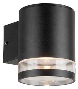 LED Utomhus solcell vägglampa LED/1W/3,7V 3000K IP54 svart