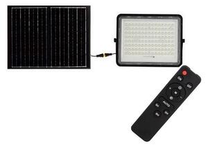 LED Solcellstrålkastare utomhus LED/20W/3,2V 6400K svart + +Fjärrkontrol
