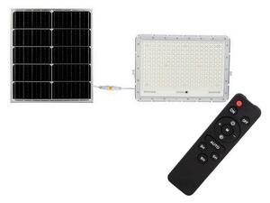 LED Solcellstrålkastare utomhus LED/30W/3,2V 6400K vit + +Fjärrkontrol