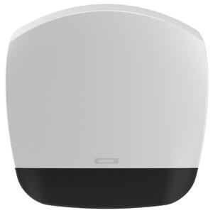 Katrin Dispenser för toalettpapper Gigant L för jumborullar; 34.2x35.6x4.9 cm (BxHxD); Svart/Vit