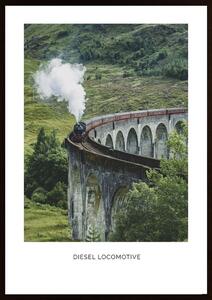 Diesel Locomotive Poster