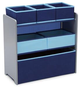 Delta Children Leksaksförvaring och organisation 6 lådor blå