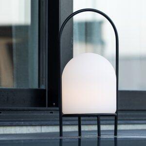Colie bordslampa Ø26 cm - Svart/Vit