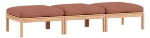 MOEBE - 3 Seater Daybed - ​​The MOEBE Modular Sofa - Daybed - Autumn 551 / Oak - H43 x W219 x D73 cm