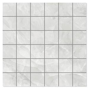 Marmor Mosaik Klinker Poyotello Ljusgrå Polerad 30x30