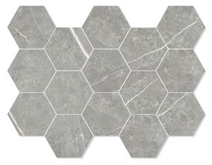 Marmor Mosaik Klinker Prestige Grå Polerad 33x23 cm