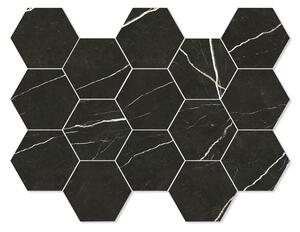 Marmor Mosaik Klinker Prestige Svart Polerad 33x23 cm