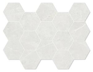 Marmor Mosaik Klinker Prestige Vit Polerad 33x23 cm