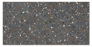 Klinker Terrazzo Colorful Mörkgrå Matt 60x120 cm