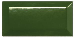 Kakel Metro Fasat Grön Blank 7.5x15 cm