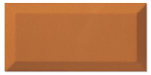 Kakel Metro Fasat Orange Blank 7.5x15 cm