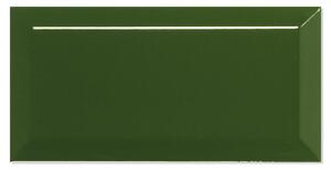 Kakel Metro Fasat Grön Blank 10x20 cm