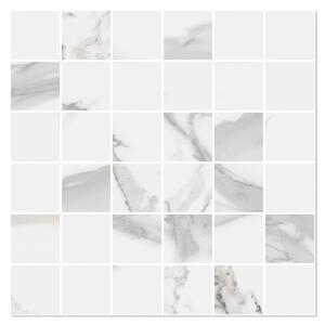 Marmor Mosaik Klinker Lucid Vit Blank 30x30