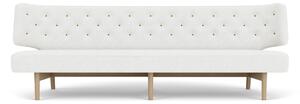 Audo Copenhagen - Radiohus Sofa P3 Natural Oak / Buttons Dakar 0250 / Hallingdal 0110 - Soffor - Vilhelm Lauritzen - Grå