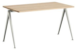 HAY - Pyramid Table 01 140x75 cm Beige/Mattlackad Ek - Skrivbord - Friso Kramer,Wim Rietveld - Träfärgad - Metall/Trä