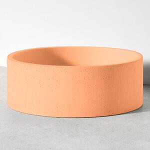 Handgjorda Cement Tvättställ Bay Orange Matt 38 cm