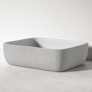 Sira Handgjorda Cement Tvättställ Cala Grå Matt 50 cm