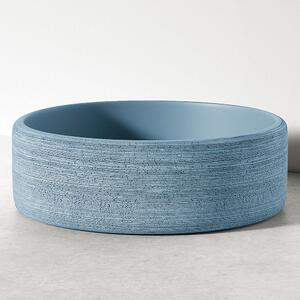 Sira Handgjorda Cement Tvättställ Geyser Blå Matt 35 cm