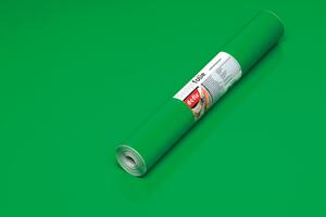 Ensfarvet folie-Grøn-1 meter-Blank-45 cm