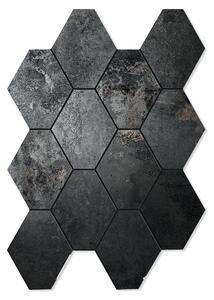Unicomstarker Hexagon Klinker Oxid Iron Matt 25x34 cm