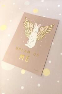 DREAM OF ME GULD Poster A4