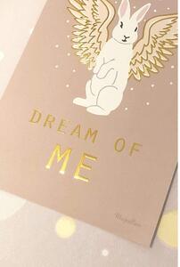 DREAM OF ME GULD Poster A4