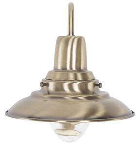 Vägglampa Mässing Metall Lampa Klassisk Vintage Stil Beliani