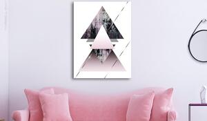 Canvas Tavla - Pyramid Vertical - 60x90
