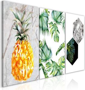 Canvas Tavla - Hot Tropics (3 delar) - 120x60