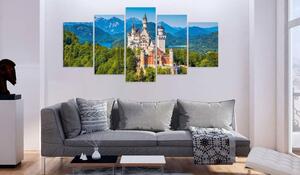 Canvas Tavla - Neuschwanstein Castle - 200x100