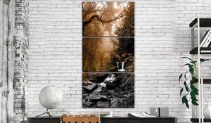 Canvas Tavla - Small Waterfall - 60x120